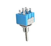 Lot de 10 interrupteurs à bascule à levier 1/4 pouce, montage unipolaire, double course ON-OFF-ON/ON-ON 6A125V/3A250V MTS-102 103 202 203(6Pin ON-OFF-ON)