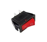 Lot de 10 interrupteurs à bascule KCD3 16 A 250 V CA / 20 A 125, 2 positions, 2/3 broches, noir, rouge, blanc, SPST, marche/arrêt ESSEIEIE(K023c060-Red 2pin)