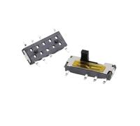 Lot de 10 interrupteurs à bascule MST-23C02T à 8 broches pour troisième engrenage avec fente accessoire d'alimentation pour jouet MSK-08