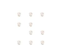 Lot de 10 interrupteurs à encastrer D21x21, Plastique, Blanc