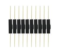 Lot de 10 interrupteurs à lames en plastique - Interrupteur magnétique normalement fermé, 14,2 mm de longueur, 3,3 mm de diamètre, tension de commutation maximale de 100 VDC, température de