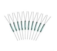 Lot de 10 interrupteurs à lames SPDT à 3 broches, capteur encapsulé en verre, normalement ouvert, normalement fermé, petit facteur de forme, interrupteur à induction pour composants de projet IoT