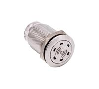 Lot de 10 interrupteurs à LED en métal, 19 mm, 22 mm, clignotants intermittents, mini lampe rouge, alarme, 12 V, 24 V, 220 V, en acier inoxydable(19mm,110V)