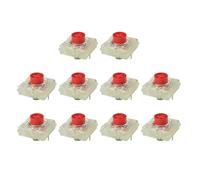 Lot de 10 interrupteurs Cherry MX Red à profil bas pour clavier mécanique LP. Interrupteurs rétroéclairés à profil bas.