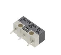 Lot de 10 interrupteurs de fin de course momentanés à bouton-poussoir 1 A 125 V CA, type souris, 3 broches, poignée longue, levier à galet, SPDT, dimensions 12 x 6 x 6 mm(Sessile)