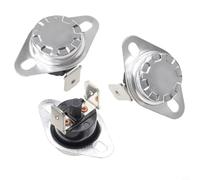 Lot de 10 interrupteurs de température KSD303 de 45 °C à 150 °C, thermostat réglable manuellement 250 V 10 A, normalement fermé pour distributeurs d'eau et appareils ménagers (45 ℃)
