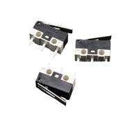 Lot de 10 interrupteurs fin course à bouton-poussoir 1 A 125 V CA, micro-interrupteur 3 broches