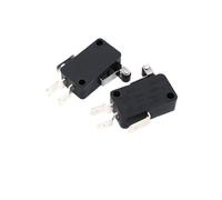 Lot de 10 interrupteurs KW8-11 16 A 250 V CA SPDT, interrupteur de fin de course momentané 1 NO 1 NC, levier à galet AC/DC 125 V 250 V(KW8-3)