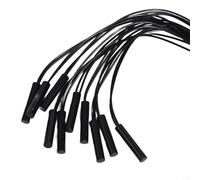 Lot de 10 interrupteurs magnétiques cylindriques étanches IP68 110 V 0,5 A pour interrupteur de proximité en plastique ABS