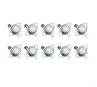 Lot de 10 interrupteurs thermostats KSD302 16 A AC250 V (130 ℃)