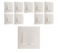 Lot de 10 interrupteurs va-et-vient 10A bornes auto - Zenitech