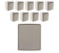 Lot de 10 interrupteurs va et vient simples IP55 - Orok - Zenitech
