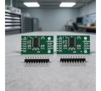 Lot de 10 jauges de tension HX711 pour module d'amplificateur, double canal d'entrée, gain programmable pour capteur de poids industriel pour kit Arduino (violet)