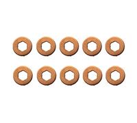 (Lot de 10) Joint Rondelle d'Injecteur compatible pour DOKKER DUSTER LODGY LOGAN TALENTO CITAN B C VITO ALMERO II MICRA III V QASHQAI +2 CLIO ESPACE SCENIC 1.5 1.6 1.7 2.0 DCI - 7703062072