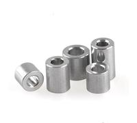 Lot de 10 joints de bague en aluminium - Rondelles plates M6 M8 M10 et entretoises creuses rondes sans filetage(M8 10PCS T 4mm)