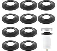 Lot de 10 joints de bouchon de baignoire en caoutchouc pour une étanchéité fiable avec bouchons de vidange de baignoire standard Problèmes de drainage de l'eau Matériau durable