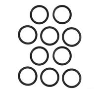 Lot de 10 joints de rechange 80032 en caoutchouc pour systèmes de drainage à bride d'évier, y compris pour inSinkErator pour joint FLG, noir