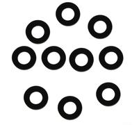 Lot de 10 joints d'étanchéité en silicone pour réparation de buse SodaStream - Joint torique noir de rechange pour cristal pour genesis pour source Aquaellness Fizzy Machines à boissons gazeuses
