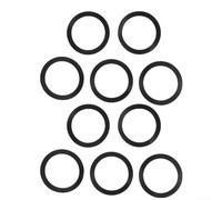 Lot de 10 joints d'évier en caoutchouc 80032 pour élimination des ordures, pièce de rechange pour joint FLG et pour systèmes de vidange compatibles avec inSinkErator avec étanchéité améliorée