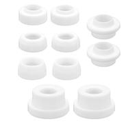 Lot de 10 joints d'isolation de soudage TIG pour verres à gaz - Compatible avec les modèles de torche Wp-17 Wp-18 Wp-26 17glg20 18cg-20 18cg 54n01 54n63 - Céramique blanche résistante à la chaleur