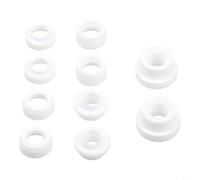 Lot de 10 joints isolants pour lentilles de gaz TIG WP-17 18 26 résistants | Matériau résistant à la chaleur, isolation sûre, empêche les courts-circuits, pour WP-17 18 26, protection durable