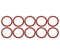 Lot de 10 joints toriques 32 x 4 mm - En silicone rouge - Joint intérieur : 32 mm - Extérieur : 40 mm