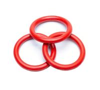 Lot de 10 joints toriques en silicone rouge résistants à l'usure, diamètre intérieur 107,62 mm, diamètre extérieur 112,86 mm, épaisseur 2,62 mm,ODxIDxCS,112,86 x 107,62 x 2,62 mm