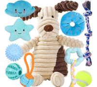 Lot de 10 jouets à mâcher pour chiens de petite et moyenne taille