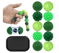 Lot de 10 Jouets magnétiques Anti-Stress en Silicone avec revêtement en Silicone pour soulager Le Stress et l'anxiété adaptés au TDAH à l'Autisme et aux TOC pour Le Bureau, la Maison et l'école
