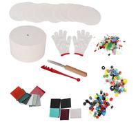lot de 10, kit d'outils en verre pour l'artisanat, four à micro-ondes, kit d'outils de bijouterie pour la couture (S), idéal pour la fabrication de bijoux et la fusion du verre
