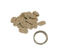 Lot de 10 kits de fixation pour brise vue, canisse anti-UV - Beige -