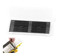 Lot de 10 lames de rabot électriques réversibles en acier inoxydable pour rabot Dewalt avec deux bords de coupe et rectification de précision HSS compatibles avec rabot Bosch Hitachi Black & Decker