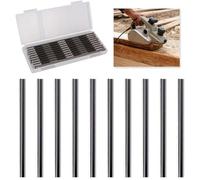 Lot de 10 Lames de Rabot lectrique 82 mm Compatibles avec Makita Bosch Hitachi Black Decker DeWalt 82 x 55 x 12 mm PZCC