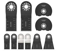 Lot de 10 lames de scie oscillantes - Outil multifonction pour Ein-hell, Bo-sch, Fein Multi-master - En direct sur Amazon - AoHao 1 lames de scie - Acier 18/10
