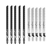 Lot de 10 lames de scie sabre - Lames de scie sabre - Lames de scie sabre - Lames de scie sabre - Pour béton cellulaire, bois, métal, brique, béton, compatible avec les scies sabres courantes