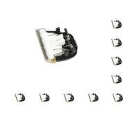 Lot de 10 lames de tondeuse pour une coupe efficace et fiable des cheveux en céramique durable et lames tranchantes en titane résistantes à l'usure Style 1