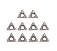 Lot de 10 lames en alliage d'angle C pour mini machine à chanfreiner conçues pour l'ébavurage et le chanfreinage lisses sur diverses surfaces (angle R)