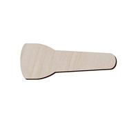 Lot de 10 Lampe Torche en Bois pour Artisanat et Décoration Boucle d'oreille Lampe de Poche Découpe Lampe de Poche Pendentif Lampe de Poche, 12.7x4.8 cm