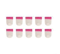 Lot de 10 lanternes de camping en forme de U pour lampes Coleman au kérosène et au propane, abat-jour en fil de coton, taille 21, pour kit de réparation de randonnée (rose, petit)