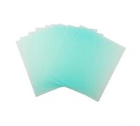 Lot de 10 lentilles de protection transparentes en polycarbonate pour casque de soudage, plaques de recouvrement ignifuges comme rechange pour vitre de protection intérieure, dimensions 110 x 90 mm à