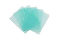 Lot de 10 lentilles de protection transparentes en polycarbonate pour soudage et coupe (133 x 114 mm)