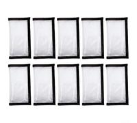 Lot de 10 leurres de pêche en PVC pour couvertures d'hameçons et stockage sûr des appâts de pêche blessés et dommages causés par les hameçons (Transparent, M)