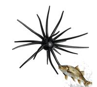 Lot de 10 leurres pour poissons prédateurs - Leurres souples - En caoutchouc - Design oursin - Pour la pêche à la perche, à la truite, à la truite, à la perche - Extrêmement doux et flexible