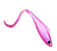 Lot de 10 leurres Souples bioniques for Poissons, appâts d'eau Douce de 3 cm/4 cm, à Immersion Lente et réaliste, for truites et Poissons-crapets(Roze,3cm 10pcs)
