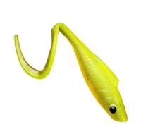 Lot de 10 leurres Souples bioniques for Poissons, appâts d'eau Douce de 3 cm/4 cm, à Immersion Lente et réaliste, for truites et Poissons-crapets(Geel,4cm 10pcs)