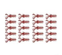 Lot de 10 leurres souples homard 10 cm pour bar, brochet, perche - Leurres de pêche réalistes en PVC - 10 g - Vert et jaune - Rouge