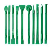 Lot de 10 leviers de levier de biche pour démolition de meubles, démontage de garniture, construction et bricolage Vert