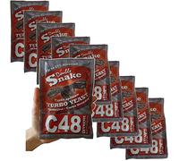 Lot de 10 levures double Snake C48 Turbo 25 L 14 % -21 % ABV Homebrew Vodka Wash Moonshine