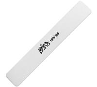 Lot de 10 limes ongles double face PANA Jumbo en meri pour manucure et p dicure, ongles naturels et acryliques Blanc (grain 100/180)