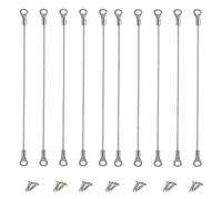 Lot de 10 limiteurs de charnière de porte d'armoire, protection d'angle d'ouverture de porte, 20 cm